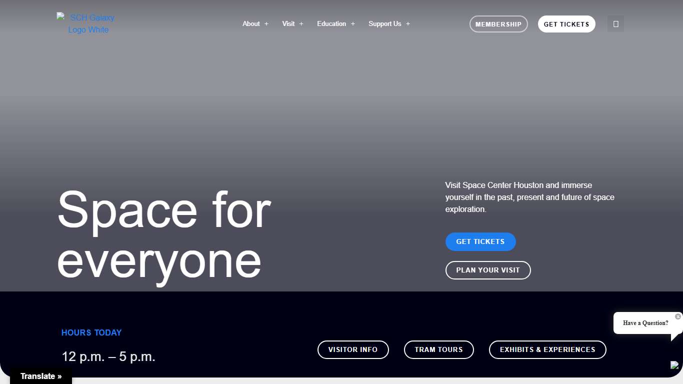 Space Center Houston Bringing people & space closer together